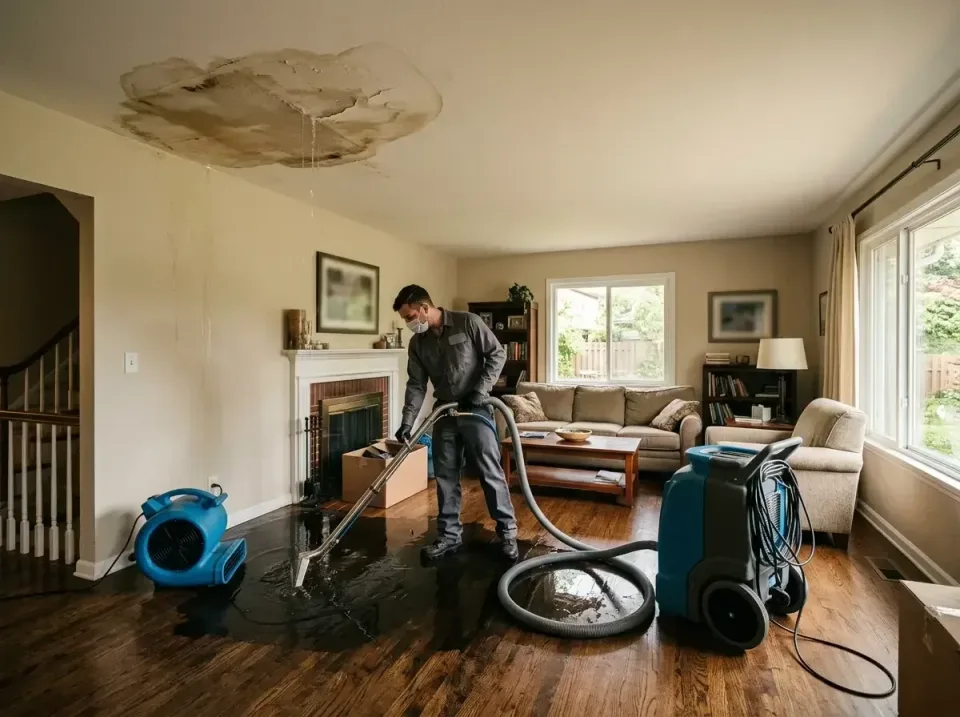 attic-pipe-burst-ceiling-drip-008 — frequently asked questions, Water Damage Restoration & Carpet Care in Oreland, PA